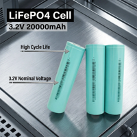 Batería Lifepo4 de 20000mAh, Celda de 3.2v, Alta Tasa de Descarga 2C/5C, Rendimiento Estable para Herramientas Eléctricas, Sistemas de Almacenamiento de Energía, Bicicletas Eléctricas y Dispositivos Industriales