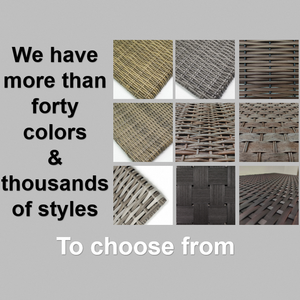 Rond PE rotin tissage plastique rotin <span class=keywords><strong>osier</strong></span> pour meubles - Product Image 4