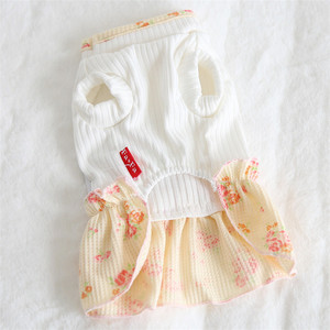 Faldas de gasa talla precioso encaje invierno con volantes ropa de perro mascota vestido para perro - Product Image 6