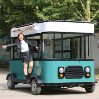 Complete Functions Street Food Carts Fully Equipped Mobile Fast Electric Food Truck
