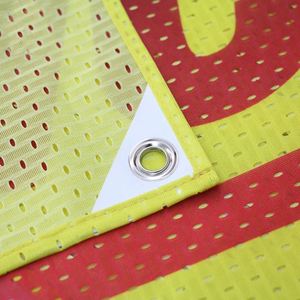 Drapeaux et bannières promotionnels en tissu maillé imprimé avec logo personnalisé – Offre spéciale - Product Image 3
