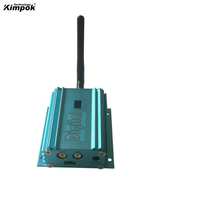 UHF 2000 mW Uzun Mesafe Kablosuz Video kablosuz AV alıcısı-vericisi 12 Kanal Analog Güvenlik Gönderen 2.4 Ghz Analog Verici