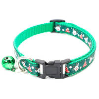 Nouveau Collier de Noël 2026 pour Chien, Style Dessin Animé, avec Rubans, en Polyester Écologique