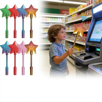 Neuerscheinung Anpassbarer Mehrfarbiger Zauberstab Kreditkartenhalter 3D-Gedruckter Sternenzauberstab Tap-to-Pay