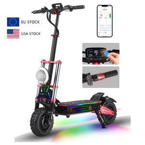 สกู๊ตเตอร์ไฟฟ้า EU USA Stock 11 นิ้ว Boyueda S5 6000w มอเตอร์คู่ แบตเตอรี่ 60v38ah ความเร็ว 85 กม./ชม. ระบบ NFC พร้อมรหัสผ่าน - Product Image 1