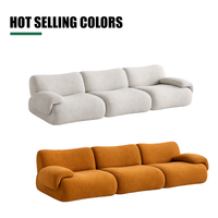 Sofá Modular Moderno Comprimido, Estilo Nube, Asientos Combinados sin Marco, Totalmente de Espuma, para Muebles de Sala de Estar, Fábrica OEM