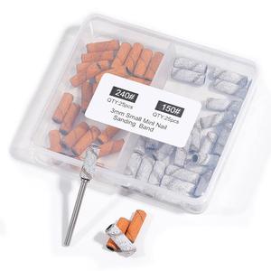 50 Piezas <span class=keywords><strong>de</strong></span> Bandas <span class=keywords><strong>de</strong></span> Lijado <span class=keywords><strong>Mini</strong></span> <span class=keywords><strong>de</strong></span> 3mm, Juego <span class=keywords><strong>de</strong></span> Brocas para Uñas, Mandril, Accesorios para Manicura Eléctrica, Herramienta para Eliminar Piel Muerta NAD066 - Product Image 4
