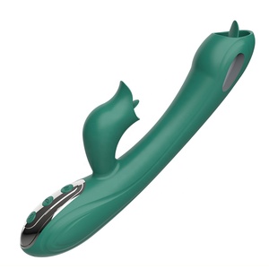बैंगनी 1 में 2 जी स्पॉट Dildo खरगोश थरथानेवाला सिलिकॉन सेक्स खिलौने महिला जीभ चाट की छड़ी भगशेफ योनि मालिश वयस्क सेक्स की दुकान - Product Image 1