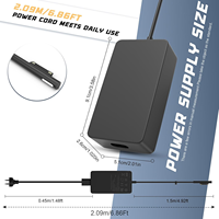 Pengisi Daya Microsoft Surface 102W Terlaris - Konektivitas USB-C - Colokan UK