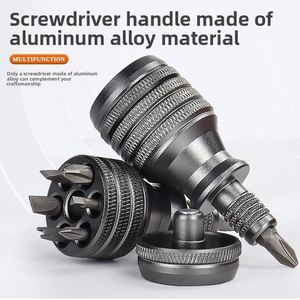Portable 7 in 1 Aluminum Alloy <b>Screwdriver</b> Kit Multi-Purpose Hand Tool <b>Set</b> with Multi <b>Bits</b> for Home Electronic Maintenance - Product Image 2