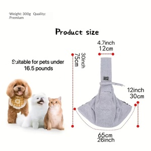 Bolso <span class=keywords><strong>de</strong></span> Transporte para Mascotas, Manos Libres, Ajustable, Transpirable, <span class=keywords><strong>de</strong></span> Poliéster, Portátil y Ligero, para Perros y Gatos, con Capacidad <span class=keywords><strong>de</strong></span> 12.5 kg - Product Image 3