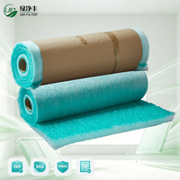 Rouleau de filtre multi-couches pour cabine de peinture G3 MERV 5, haute capacité de retenue de poussière pour une durée de vie prolongée du filtre, à remplacer