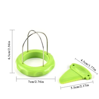 Huishoudelijke kiwi-schiller, -snijder, multifunctionele kiwi-fruitsnijder, schil- en pulpseparator, fruit-gadget