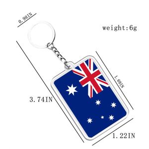 Wholesale Custom Australia Keychain Acrylic Material Double-Sided Printing Exquisite Workmanship - Product Image 5