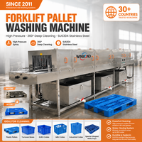 Slachthuis Speciale Vleesomzetpallet Wasmachine Hogedruk Plastic Vleesbak Reinigingsapparatuur