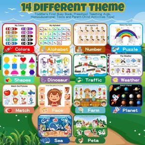 Libro de Actividades para Niños Pequeños, Juguetes Montessori para Niños de 3, 4, 5 y <span class=keywords><strong>6</strong></span> <span class=keywords><strong>Años</strong></span>, Juguetes Educativos Sensoriales para Autismo - Product Image 2