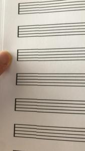 LABON Blank Sheet Music Notebook Music <strong>Manuscript</strong> Paper White Marble Blank Sheet Music Notebook - Product Image 6