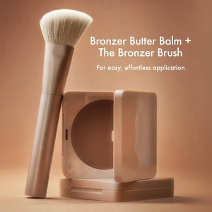 Custom Logo Professional Flat Makeup <b>Brush</b> Soft Synthetic Hair Plastic Handle Eco-Friendly Foundation Face Cosmetic <b>Brushes</b> - Product Image 1