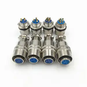 Snelle Levering Gx Serie Hermetische Connector Gx20 2-15 Pins Emc/Emi Afgeschermde Gx Connector Snelle Ronde Connectoren