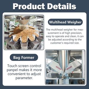 Tự động dọc Cube và ống gel gói thực phẩm gói Pouch điền niêm phong túi băng máy đóng gói năng suất cao - Product Image 4