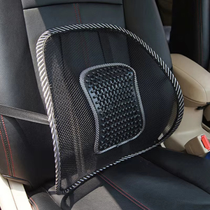 Wholesale Breathable Mesh Car Seat Chair <b>Back</b> <b>Cushion</b> Lumbar Support Brace Pad for Home Office Interior Parts - Product Image 3