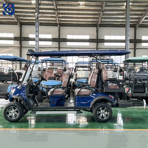 Voiturette de golf électrique 6 places CAMP, 72 volts, moteur 5KW, certifiée CE, chariot utilitaire pour parcours de golf, hôtel, villa - Vente chaude - Product Image 4