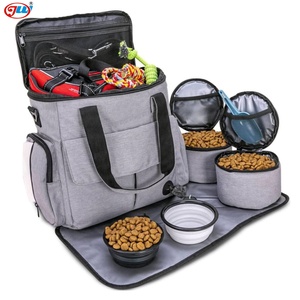 Havayolu köpek seyahat çantası, taşıma Pet seyahat taşıyıcısı köpek malzemeleri, köpek sırt çantası-yavru Tote gıda kabı - Product Image 1