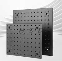Plaque optique en aluminium massif avec trous filetés M6, plaque d'isolation contre les vibrations