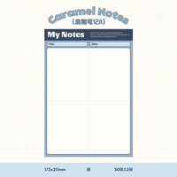 Bloc-notes minimaliste à grille lignée, 4 couleurs neutres vintage, avec bordure, pour inscriptions de titre et date, idéal pour le bureau et les étudiants