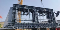 Coffrage de ponceau de boîte en béton préfabriqué en acier durable avec système push-pull automatique