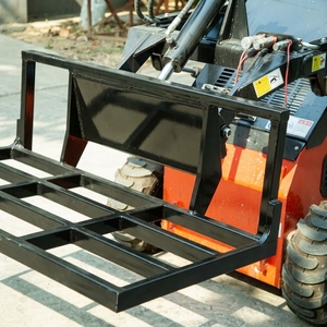 Accessoire de nivellement et de défrichage hydraulique pour <span class=keywords><strong>mini</strong></span>-chargeuse, niveleur de terrain, décapeur, pompe à engrenages universelle à attache rapide pour travaux lourds - Product Image 5