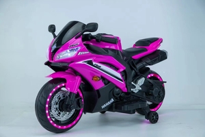 Motocicleta Eléctrica Unisex de Juguete de Buena Calidad con Batería, Música y Luces, de Plástico ABS, para Montar, para Niños de 2-4 y 5-7 Años con Control Remoto - Product Image 6