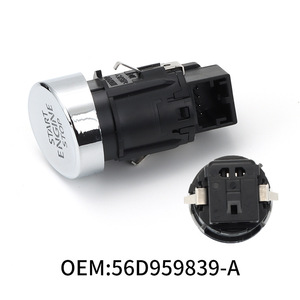 สวิตช์สตาร์ทรถยนต์ Volkswagen Passat แบบกดปุ่มเดียว รุ่น 56D959839A ระบบเข้ารถแบบไร้กุญแจ วัสดุ ABS แบบมีสาย - Product Image 4