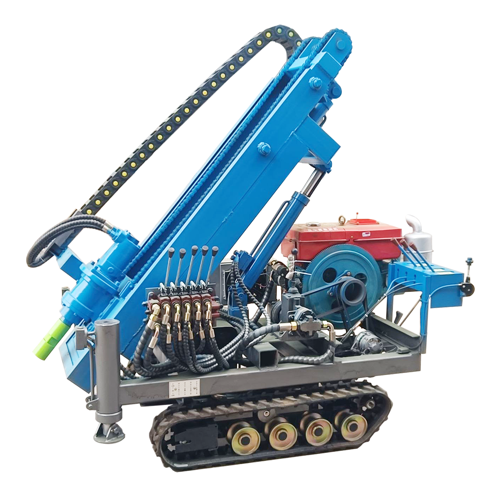 25HP одноцилиндровый дизельный двигатель заземляющий винтовой сверлильный станок сваи