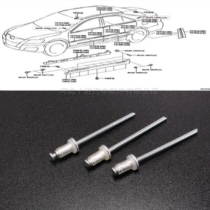 Clip de fixation latérale pour vitre Toyota 90269C0001 pour Camry Highlander – Remplacement et réparation – Fixation en plastique - Product Image 1