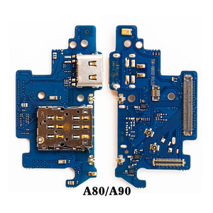 لوحة موصل شحن USB بديلة للهاتف المحمول مع ميكروفون وكابل مرن لسامسونج A71 - Product Image 5