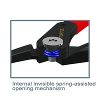 TOPTUL DCBD1309 Straight Retaining Ring Pliers (Internal Ring) Pointed Jaw Heavy Duty Continuous Intensive Operation Rigid
