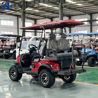 CAMP Straßenzugelassener 4-Sitzer Elektro-Golfwagen mit 72V Lithium-Batterie, 5KW Club Car, CE-Zertifiziert, für Resort- und Hotelnutzung