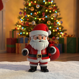 Großhandel Maßgefertigte Weihnachtsmann-Harzfigur Wetterbeständige Hochdetaillierte Weihnachtsfigur für Premium Saisonale Gartendekoration - Product Image 1