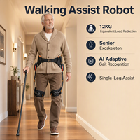 Exosquelette industriel passif : Système d'assistance à la force pour la taille et les bras, réduit la fatigue lombaire pour les travailleurs d'entrepôt et d'usine