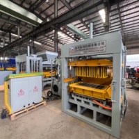 Máquina para Fabricar Bloques de Hormigón QT4-15 para la Producción de Ladrillos Huecos