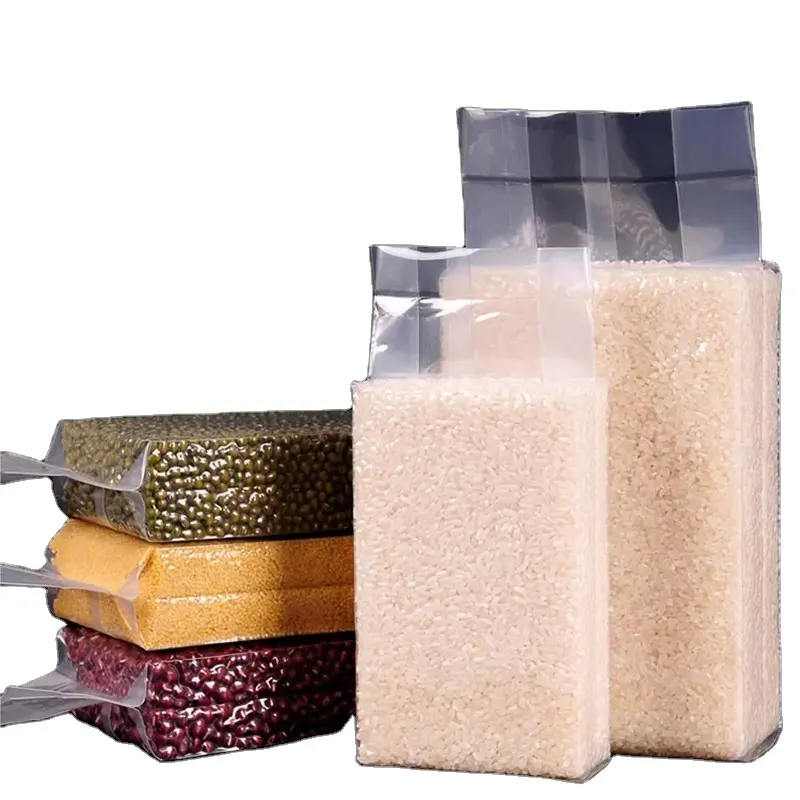 Оптовая продажа, биоразлагаемые пакеты для морозильной камеры, пластиковый пакет для замораживания риса, упаковка для замораживания пищевых продуктов, вакуумный мешок для хранения