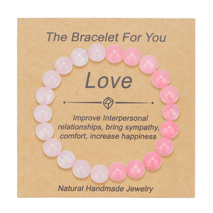 Natural Stone <b>Beaded</b> <b>Bracelet</b> 8mm Confidence Love Wisdom Passion Women's Jewelry Gift - Product Image 5