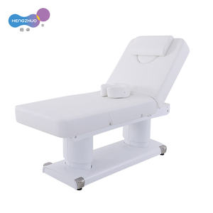 Camilla de Masaje Eléctrica Inteligente con Base de Madera, Ajustable y Reclinable, Ideal para Centros de Estética y Salud - Product Image 1