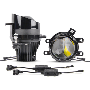 3,0 faros delanteros de lente <span class=keywords><strong>Bi</strong></span> Led 3 colores 4300K 6000K H11 faro antiniebla proyector CSP Chip de doble Color 3 pulgadas faro para Toyota FogLights - Product Image 1
