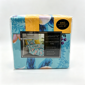 Ultra Zachte Luxe Bloemen Dekbed 6Pc King <span class=keywords><strong>Size</strong></span> Microfiber Polyester Beddengoed Sets Voor Bruiloft Bloemenpatroon - Product Image 4