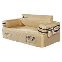 Canapé gonflable automatique tactique moderne pour chambre à coucher ou extérieur, chaise longue pliable imperméable pour une ou deux personnes, style Oxford