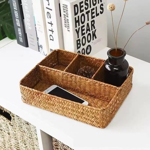 Boîte d'organisation islamique pour le Ramadan, mois de jeûne religieux, musulmanisme, boîte cadeau Ramadan, plateau de service en rotin tressé à compartiments - Product Image 2