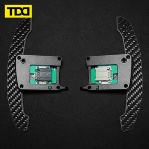 Palancas de cambio magnéticas de fibra de carbono TDD para Ford Mustang GT Shelby, palancas de cambio para volante. - Product Image 5