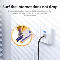 Conector macho RJ45 de 8 pines, conector Ethernet cat6, conector rj 45, cat 6